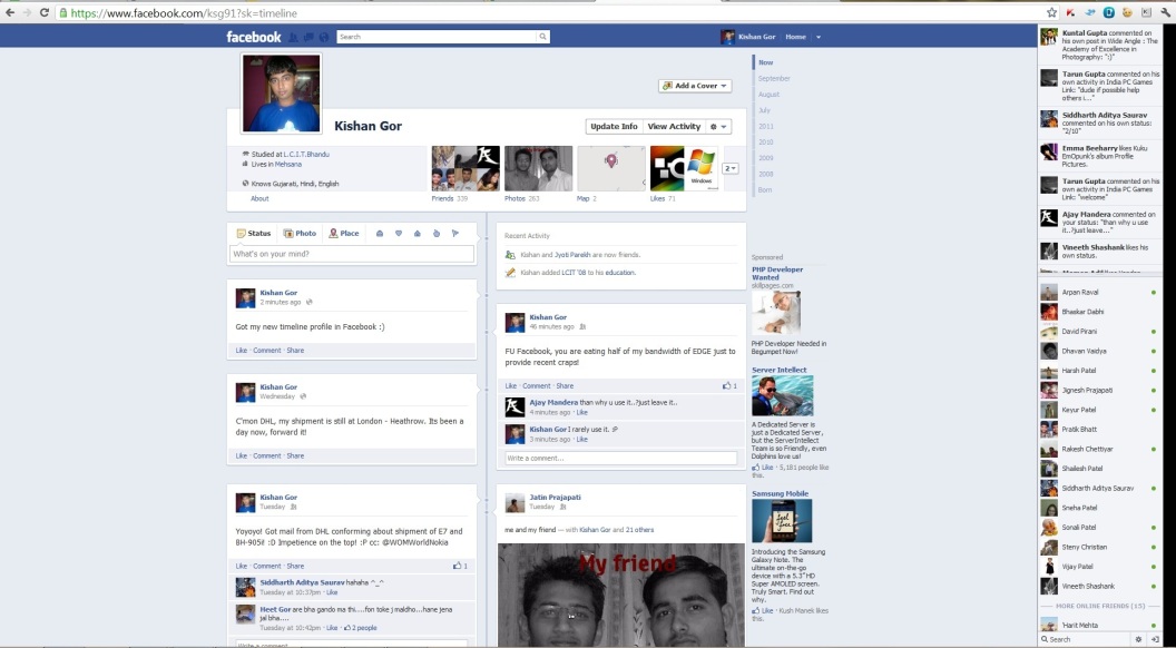 Facebook Timeline